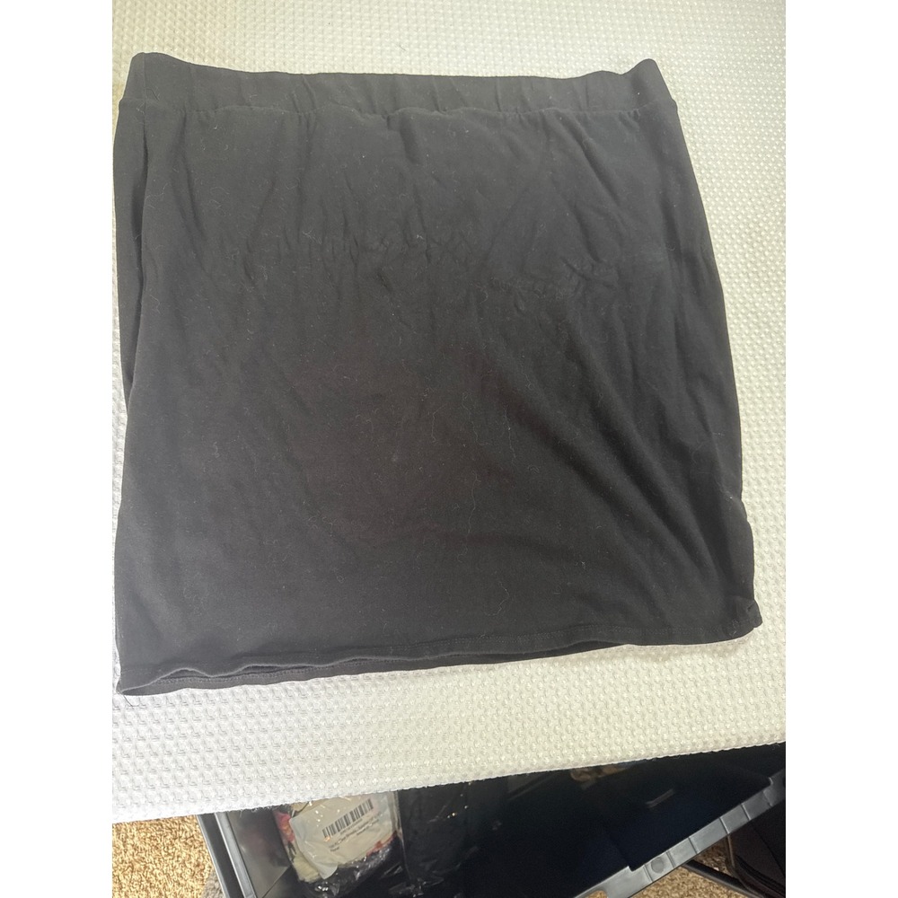 Torrid Skirt Womens 3 Mini Black Stretch Knit EUC